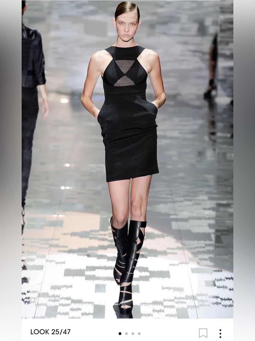 Gucci SS2010 Helena Babylon Cutout Bondage Knee High Platform Boots Sandals 37.5 - Picture 3 of 12